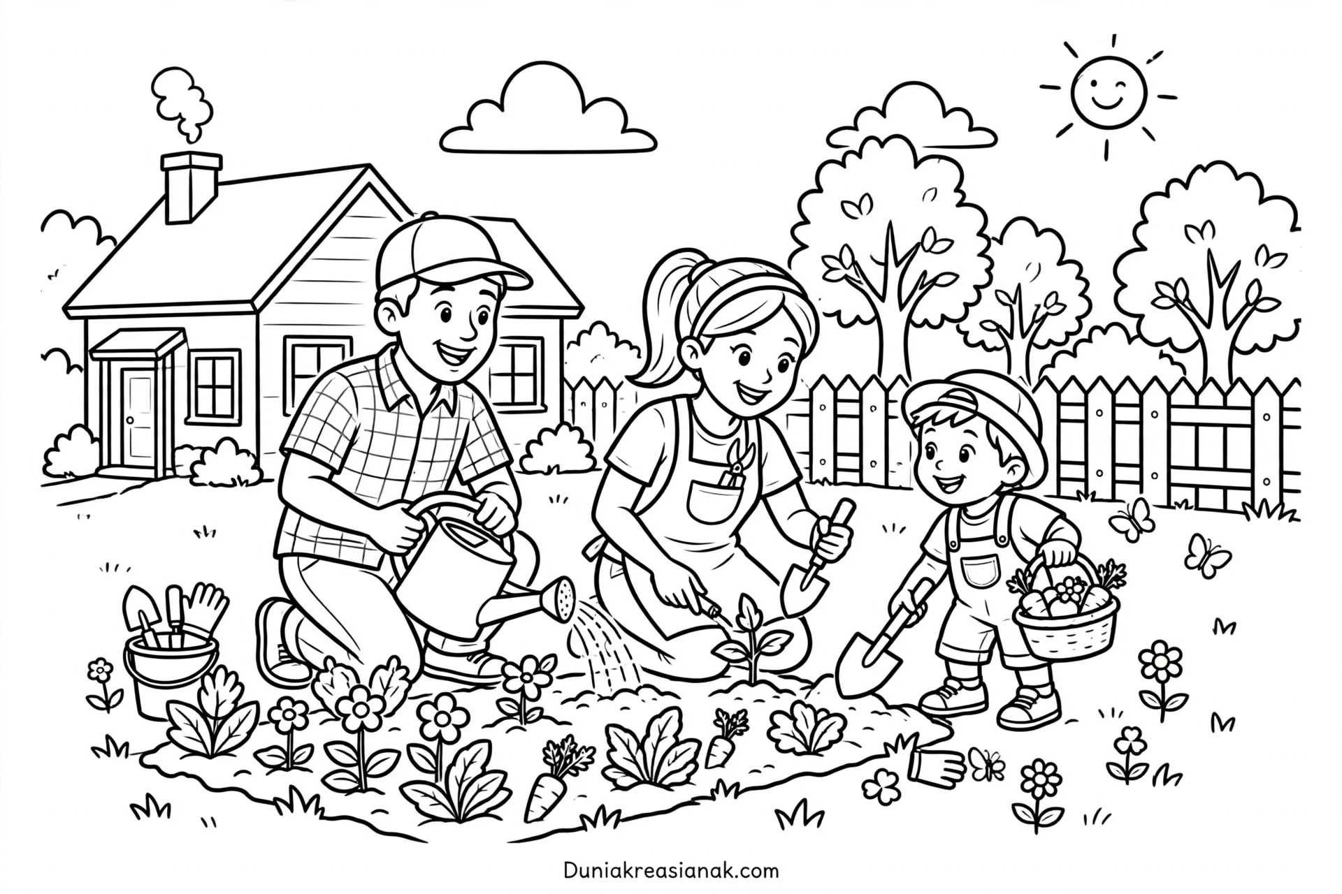 Coloring Page Di halaman rumah