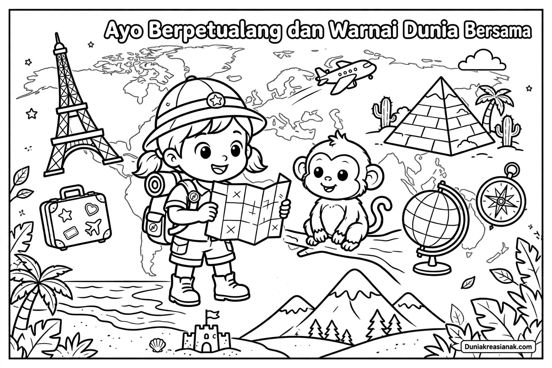 Coloring Page Ayo Berpetualang dan Warnai Dunia Bersama Dora 3 Coloring Page Ayo Berpetualang dan Warnai Dunia Bersama Dora