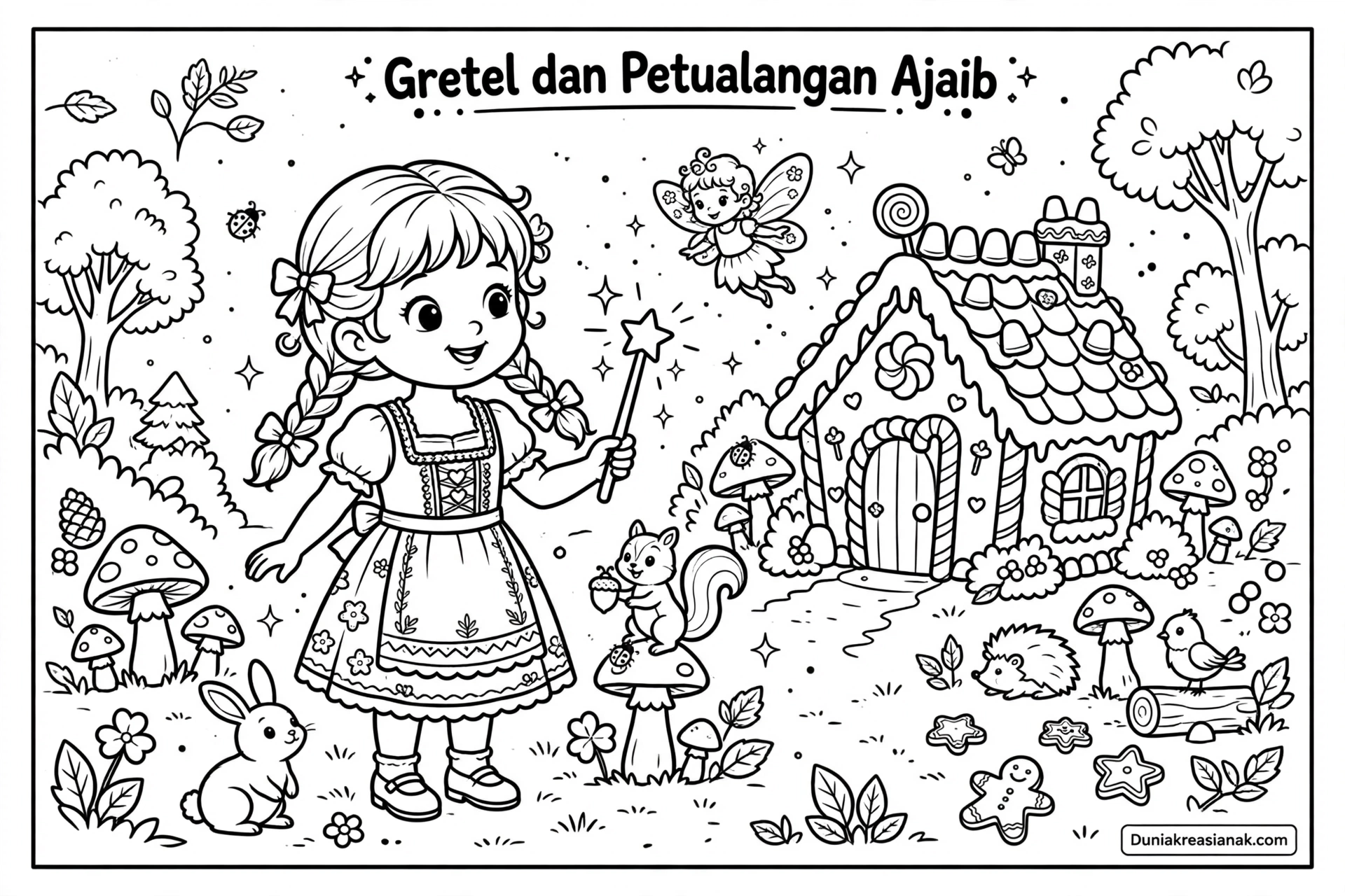 Coloring Page Gretel