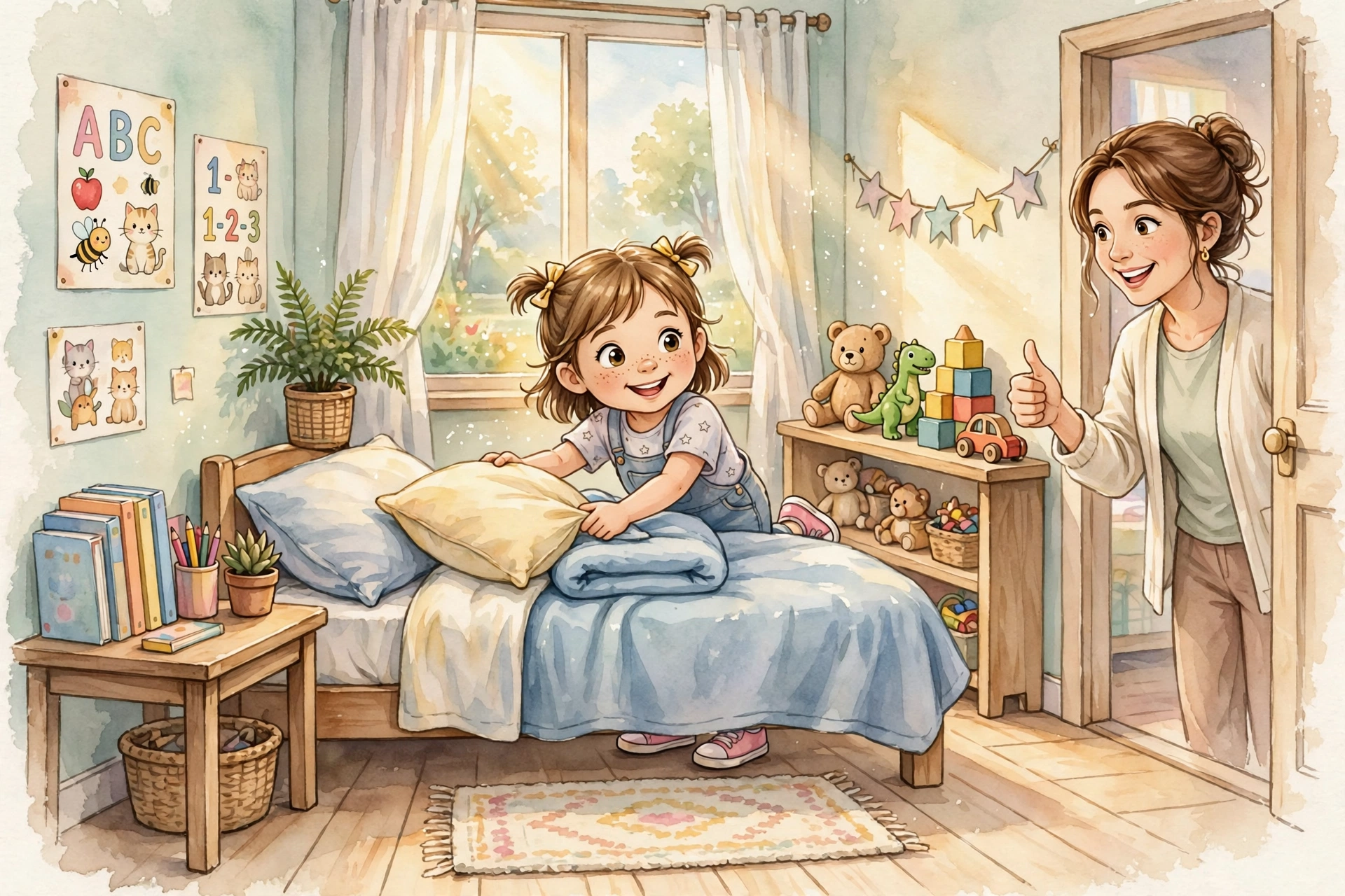 Kebiasaan Anak Membersihkan Kamar Sendiri