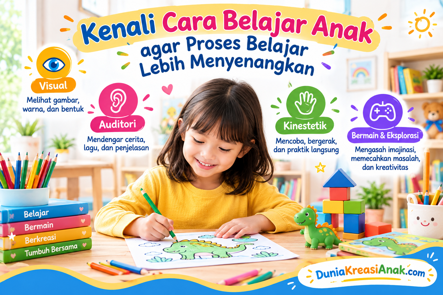 Kenali Cara Belajar Anak
