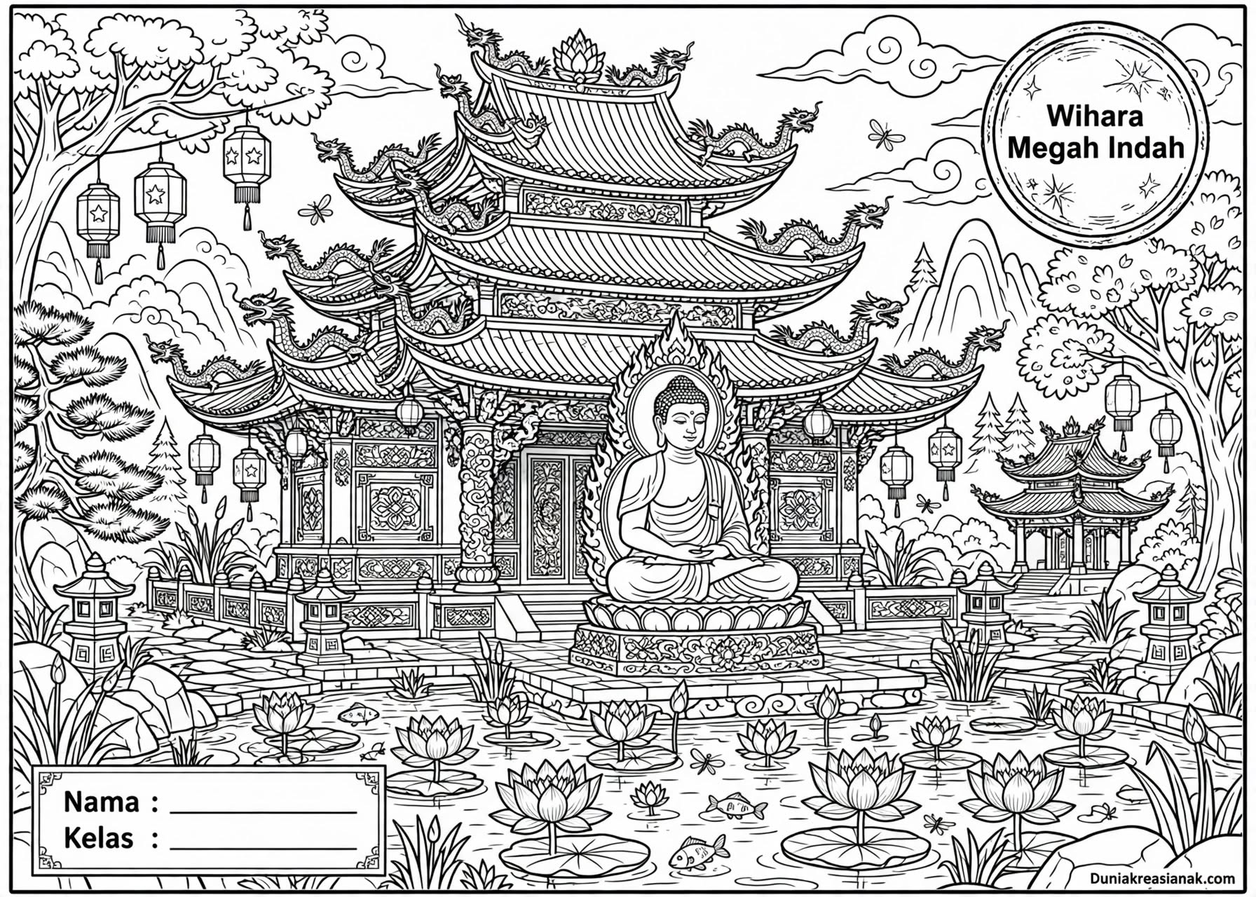 Coloring Page Wihara 4 image 20261022 065742