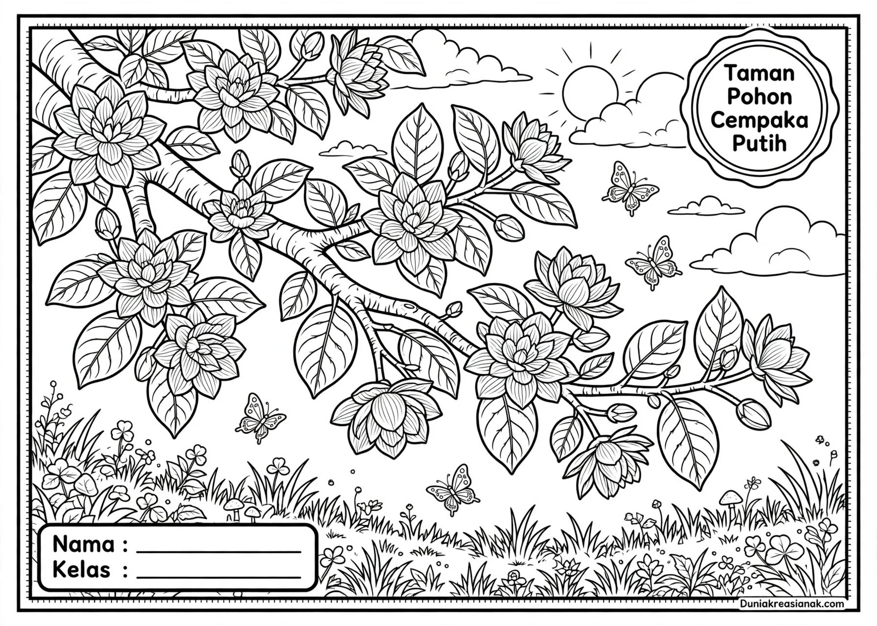 Coloring Page Bunga Kantil yang Indah 4 image 20261022 070805
