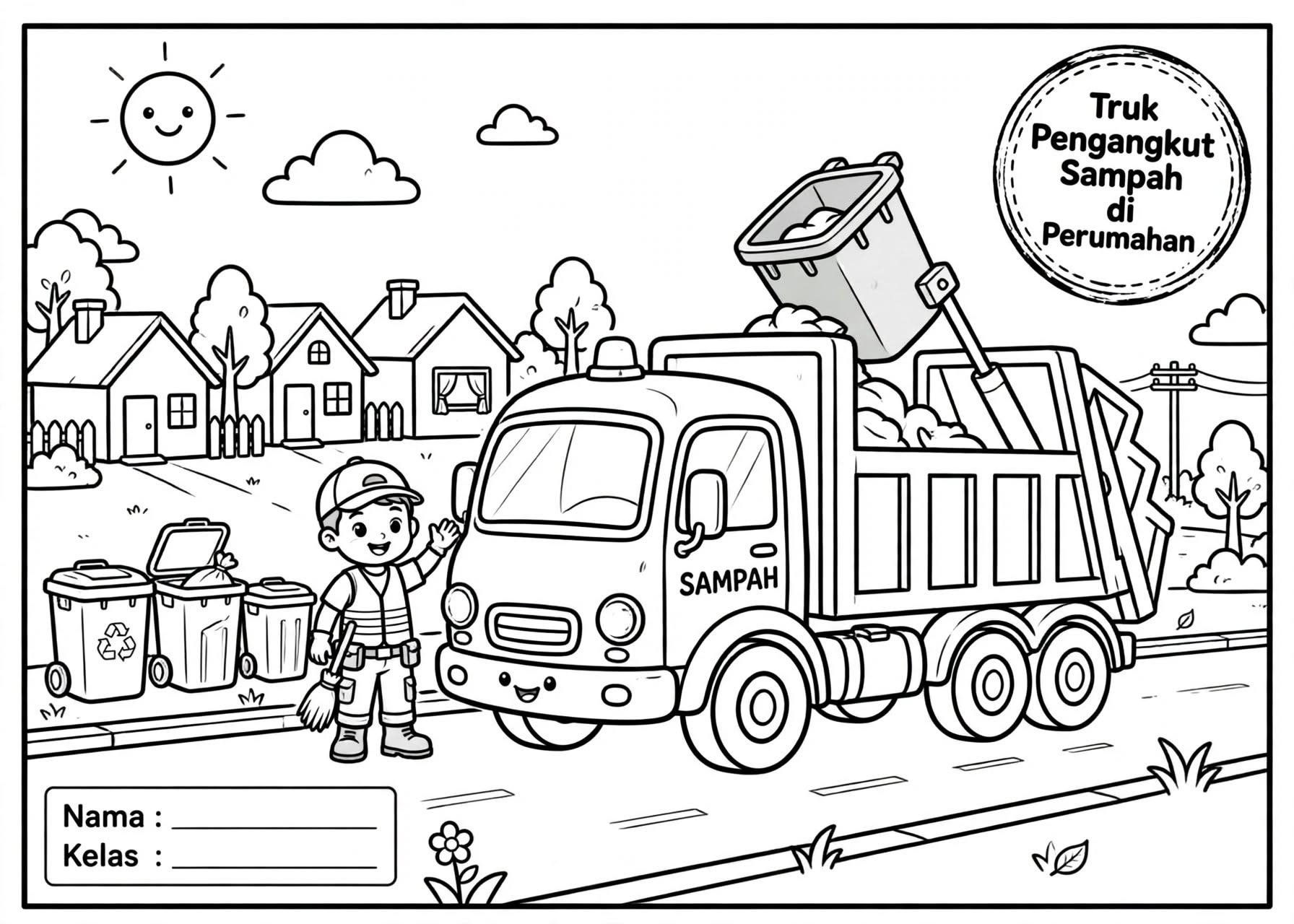 Coloring Page Truk Pengangkut Sampah 3 image 20261022 072007